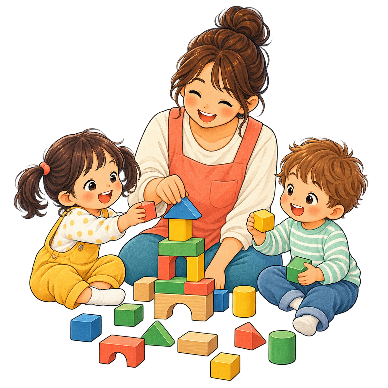 保育園・託児の無料イラスト