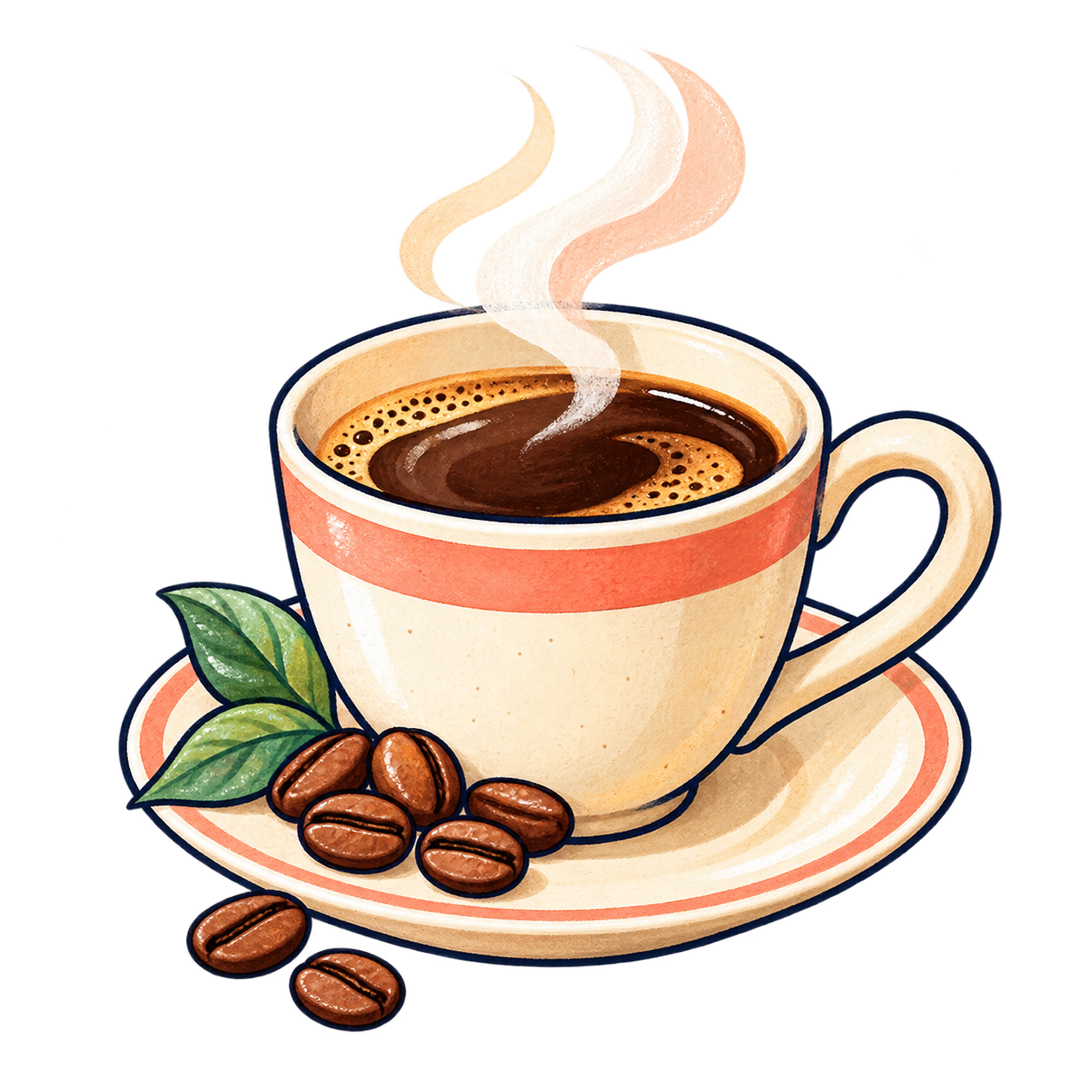 コーヒーの無料イラスト
