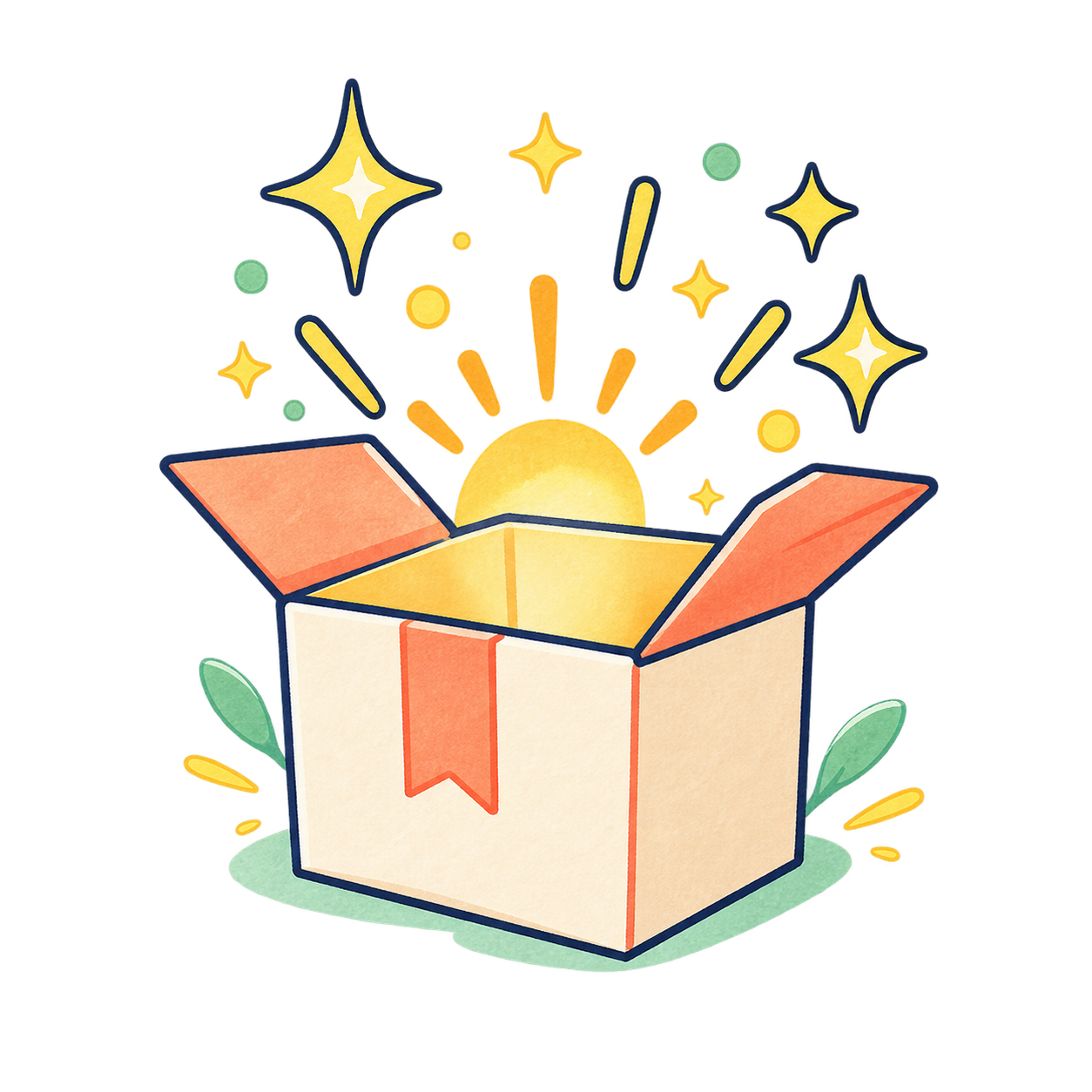新商品の無料透過PNGイラスト