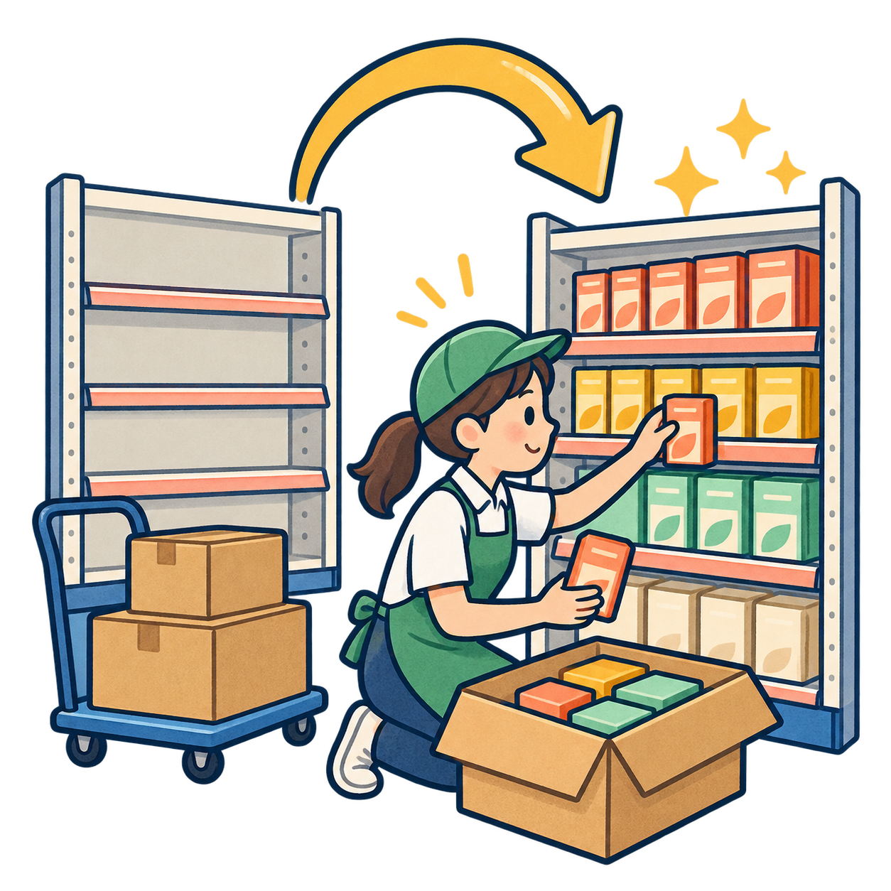再入荷の無料透過PNGイラスト