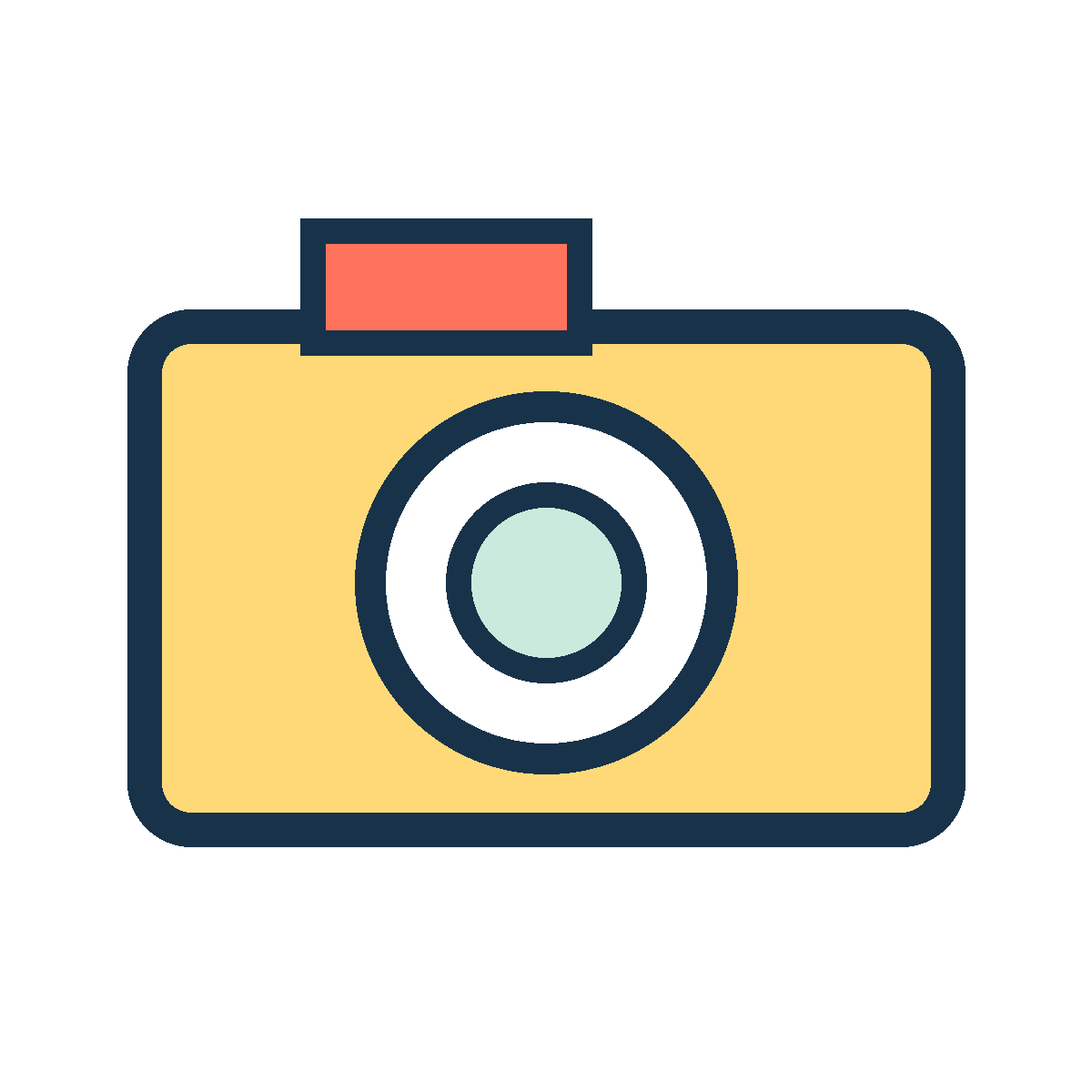写真を投稿の無料透過PNGイラスト