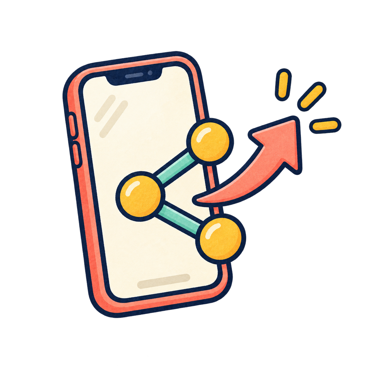 シェア歓迎の無料透過PNGイラスト
