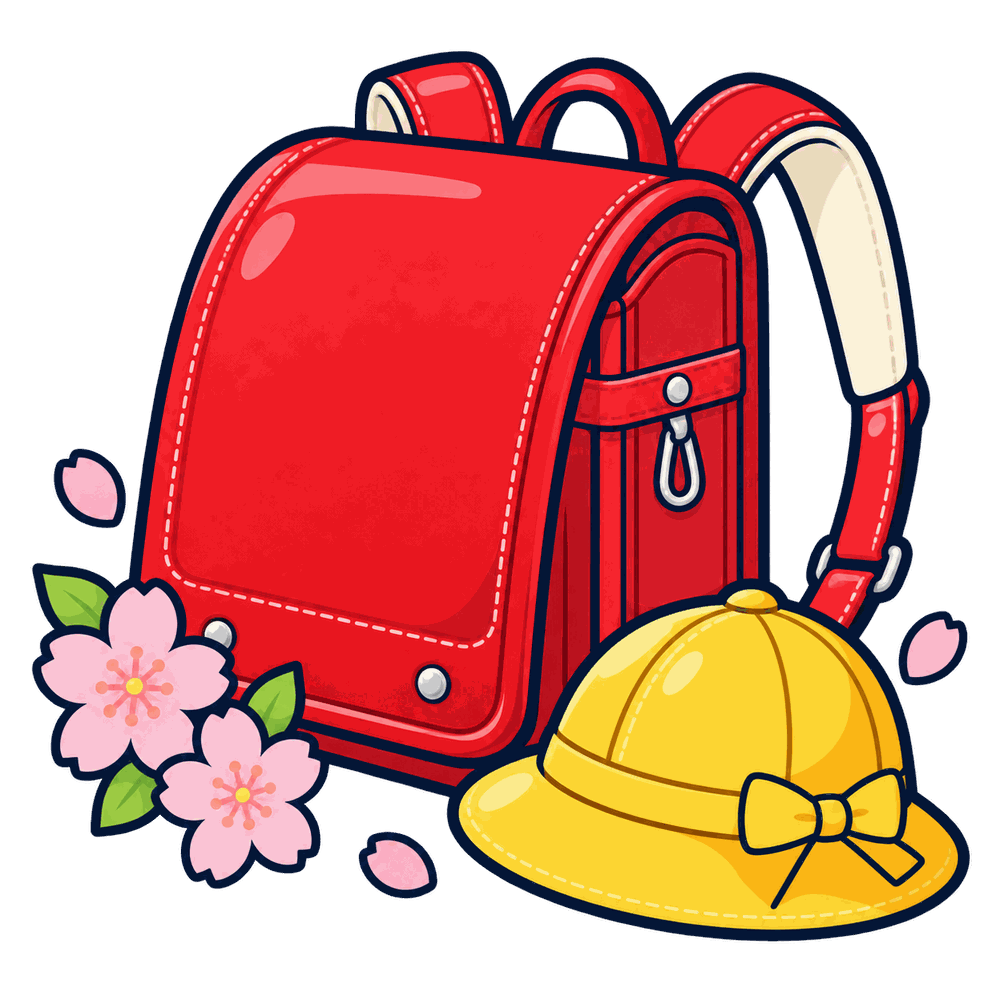 入学・新学期の無料透過PNGイラスト